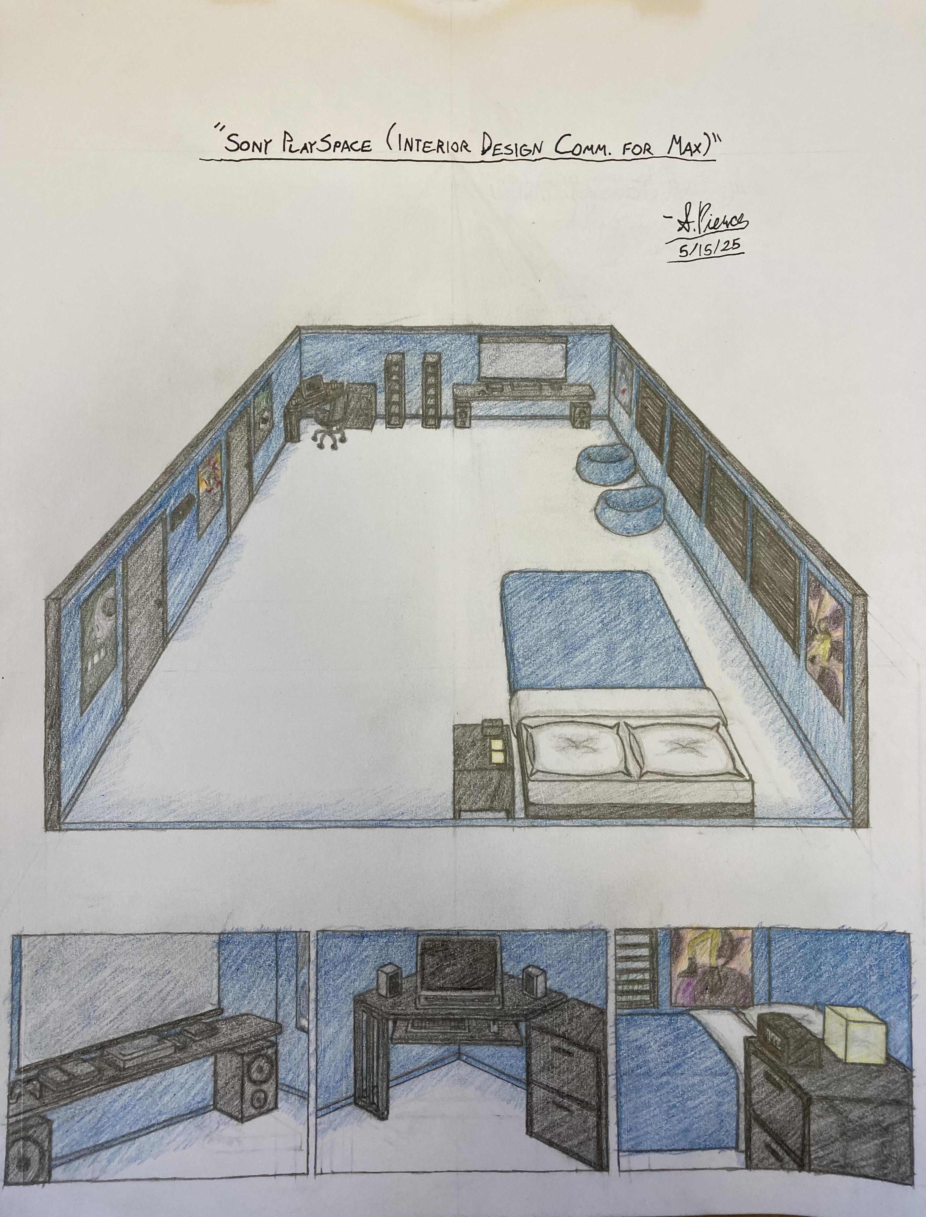 Sony PlaySpace (Interior Design Comm. for Max)